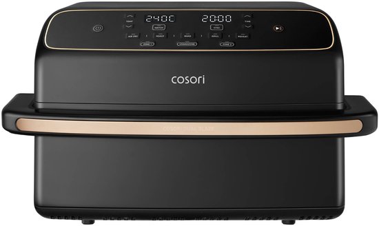 Cosori Twinfry Compact - Keramische anti-aanbaklaag - Heteluchtfriteuse 8.6 liter - Boven- en Onderwarmte