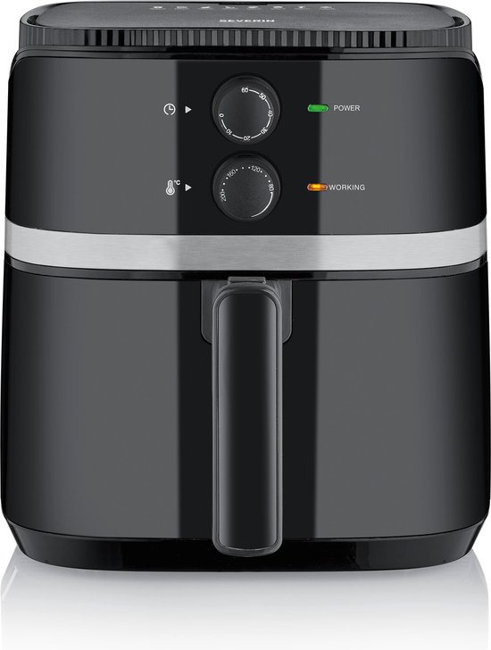 Severin FR 2452 - Heteluchtfriteuse - Friteuse 5l - zwart