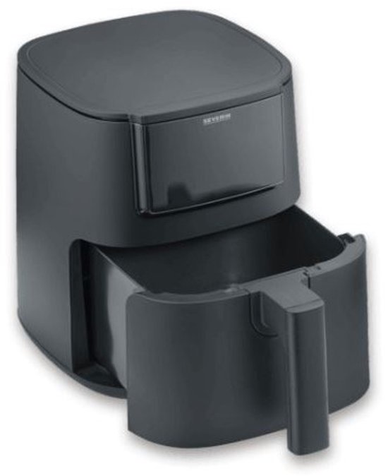 Severin FR 2461 - Airfryer - Hetelucht friteuse - Touchscreen - 4 Liter - 70 tot 200 Graden - 1300 Watt - Zwart