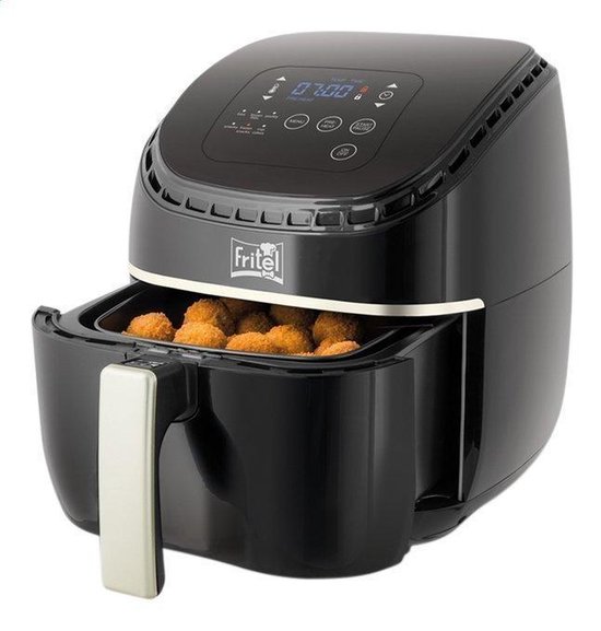 Fritel Snacktastic 4802 - Airfryer 3,2l + 1200g + 1450W - zwart