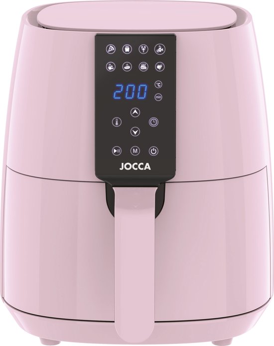 Jocca Sweet 2326P Airfryer - Heteluchtfriteuse - 3.8 Liter - 1450 Watt - Roze
