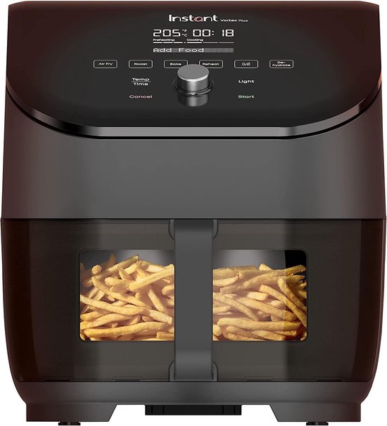 NAMAAK Airfryer - 5.7L - Heteluchtfriteuse - 6 In 1 Smart Programma's - Met Clearcook
